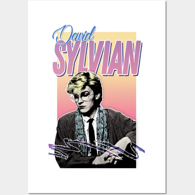 David Sylvian 80s Aesthetic Fan-art Design Wall Art by DankFutura